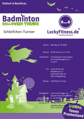 Ausschreibung Halloween-Schleifchen-Turnier