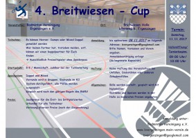 Ausschreibung 4. Breitwiesen-Cup 2017