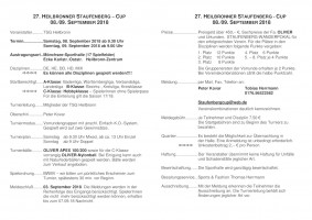 Ausschreibung 27. Heilbronner Staufenberg-Cup 2018