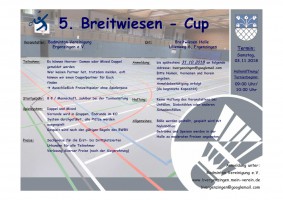 Ausschreibung 5. Breitwiesen-Cup 2018