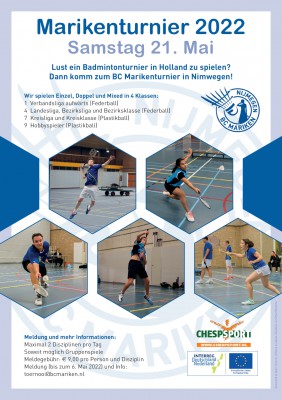 Ausschreibung BC Marikenturnier