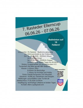 Ausschreibung 7. Rasteder Ellerncup