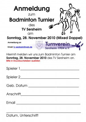 Abbildung der Ausschreibung