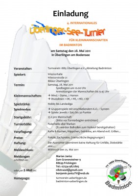 Abbildung der Ausschreibung