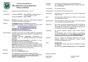Abbildung der Ausschreibung